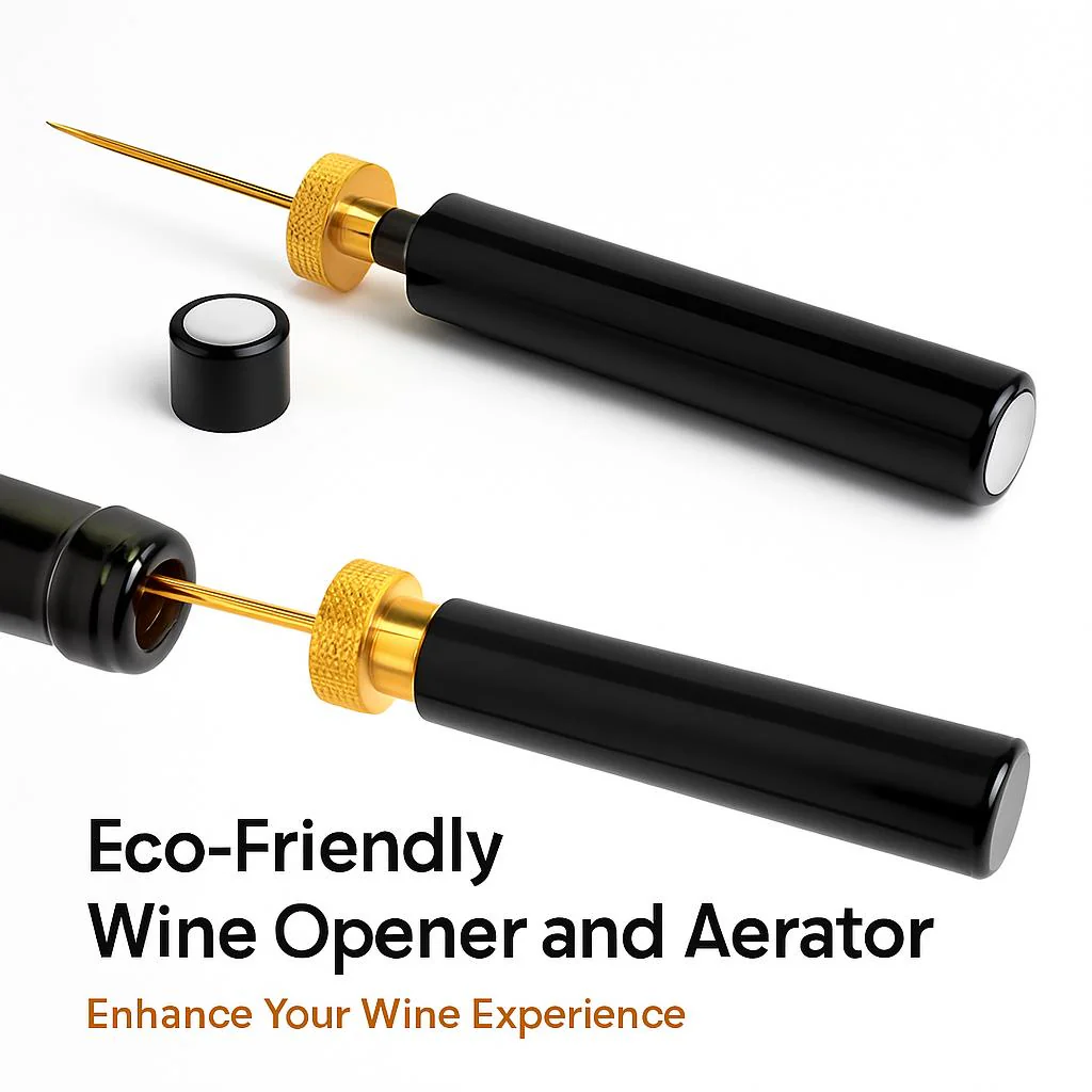 Eco-Friendly Wine Opener and Aerator - Enhance Your Wine Experience - Image 3