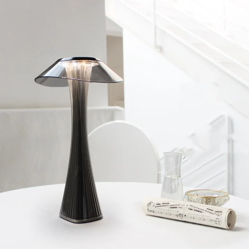 Eco-Friendly Bronze Mushroom Table Lamp - Image 10