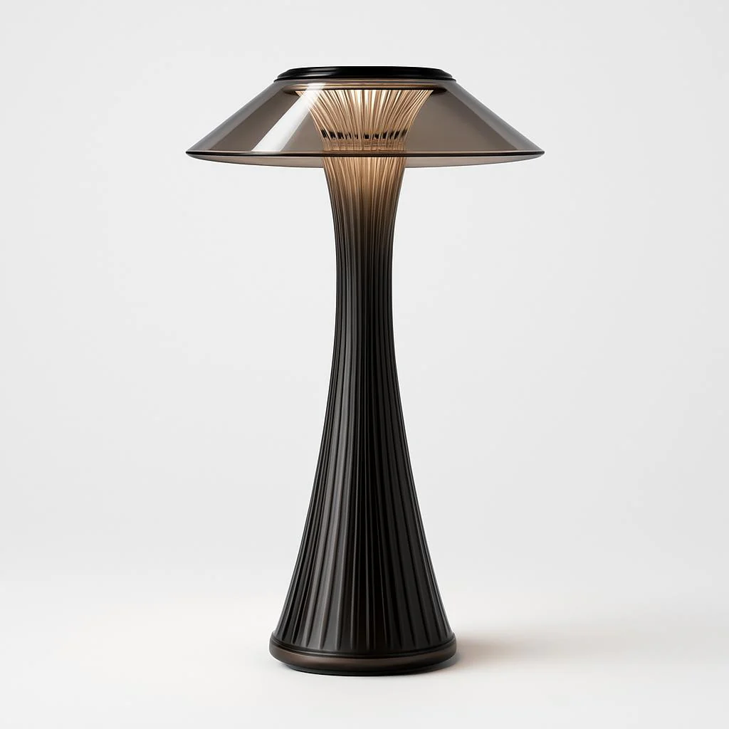 Eco-Friendly Bronze Mushroom Table Lamp - Image 6