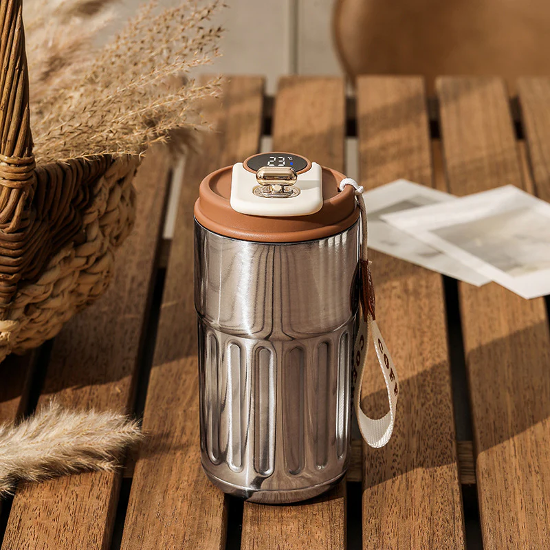 Smart Digital Thermal Bottle Stainless Steel Coffee Mug (316 Steel) - Image 10