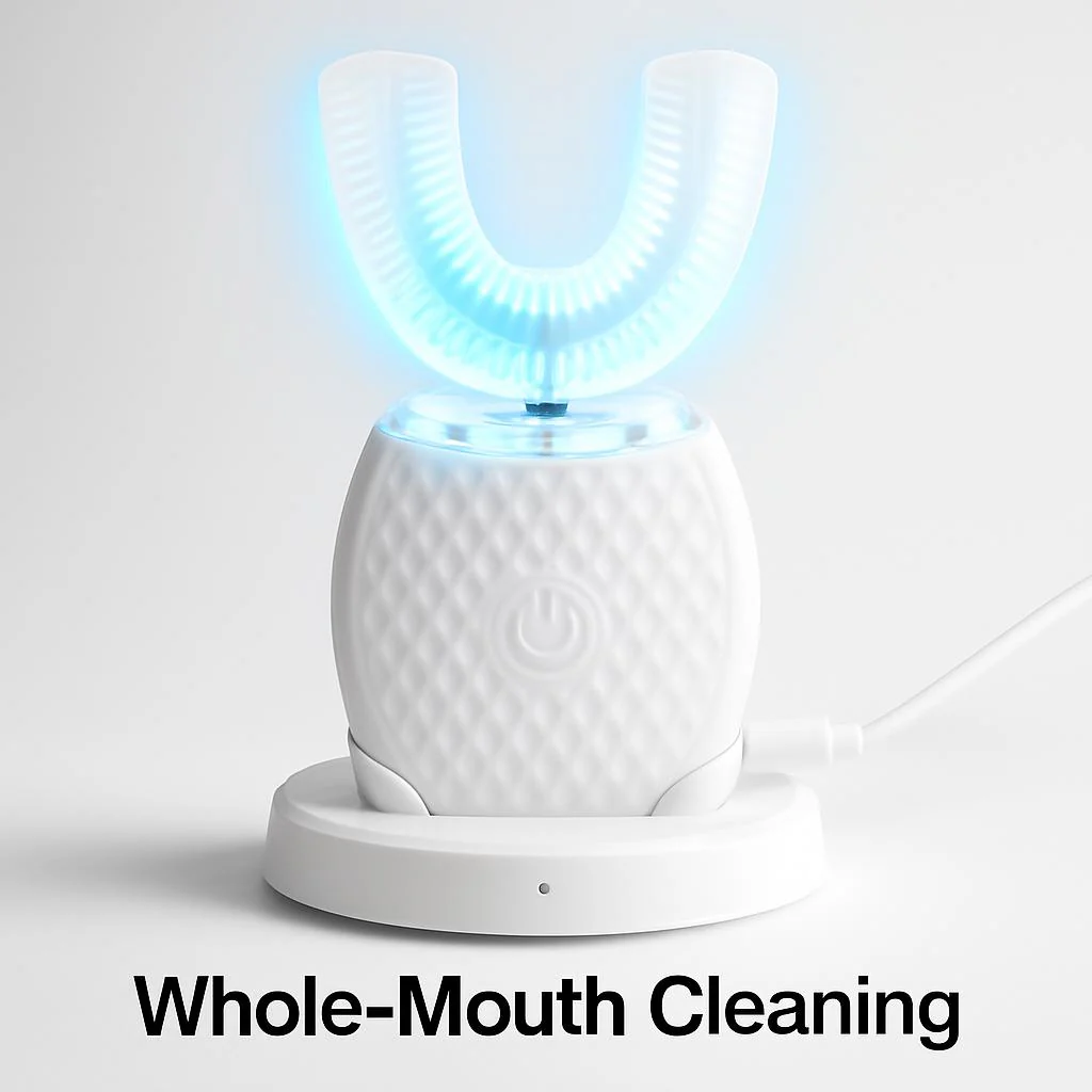 Smart USB Rechargeable U-Shaped Electric Toothbrush for Whole-Mouth Cleaning - Image 16