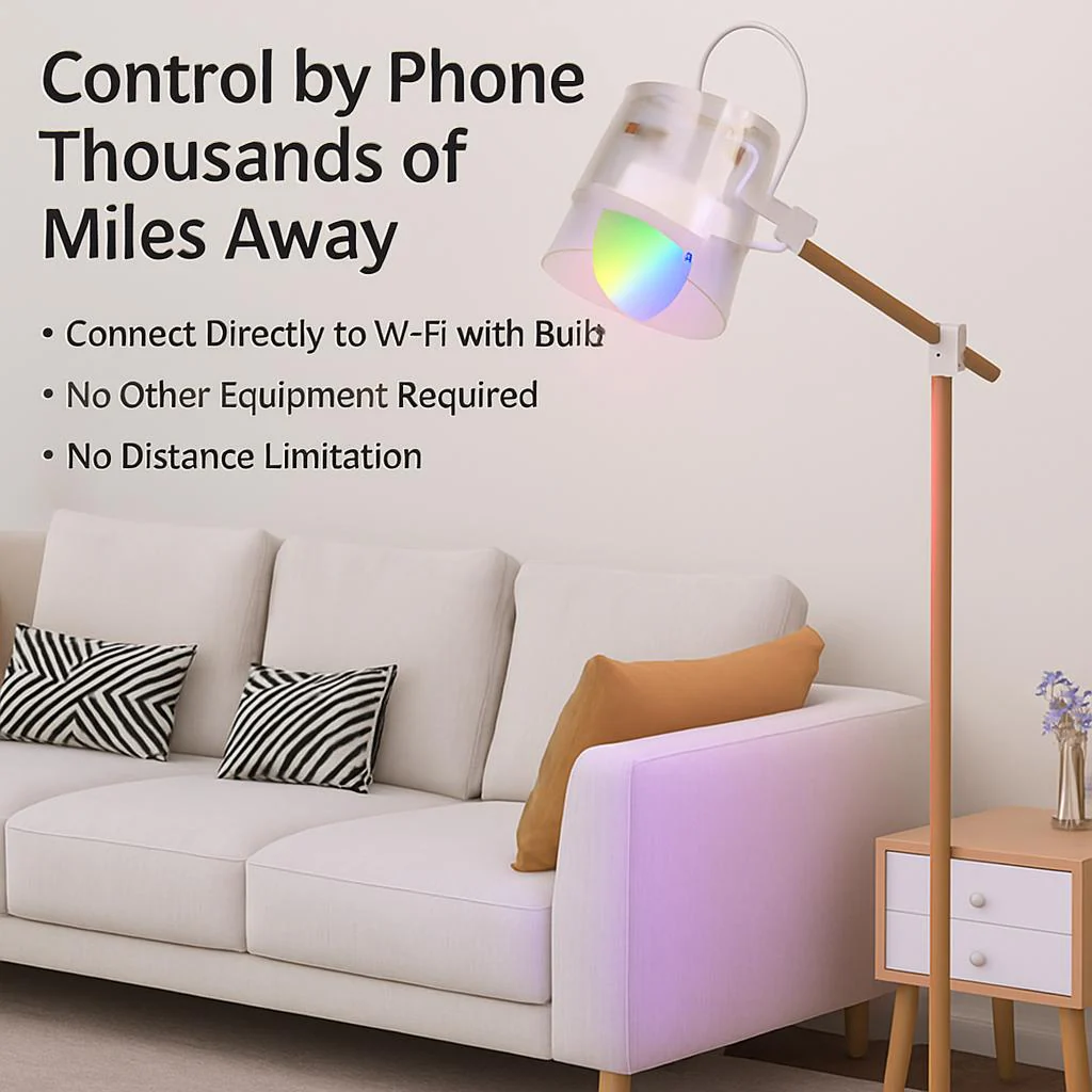 Smart LED Table Lamp with Alexa & Google Assistant - Image 4