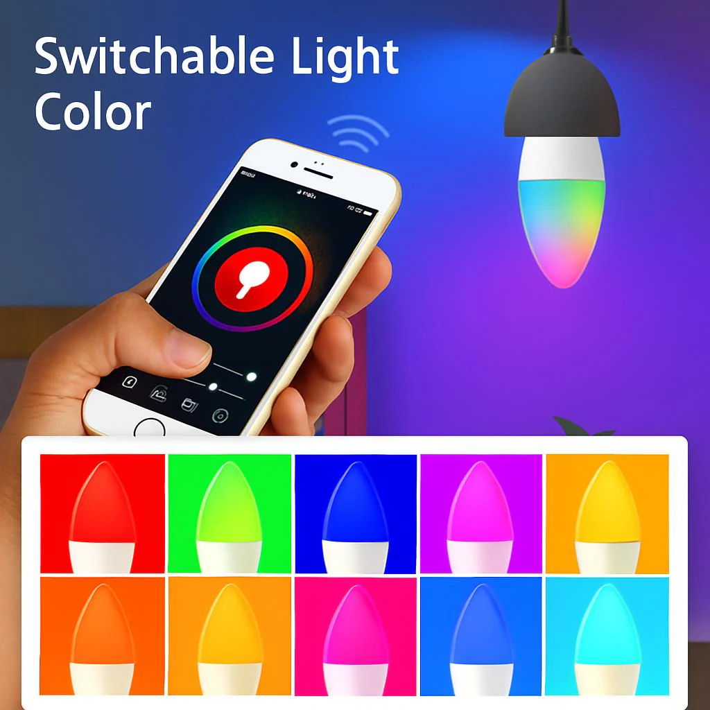 Smart LED Table Lamp with Alexa & Google Assistant - Image 6