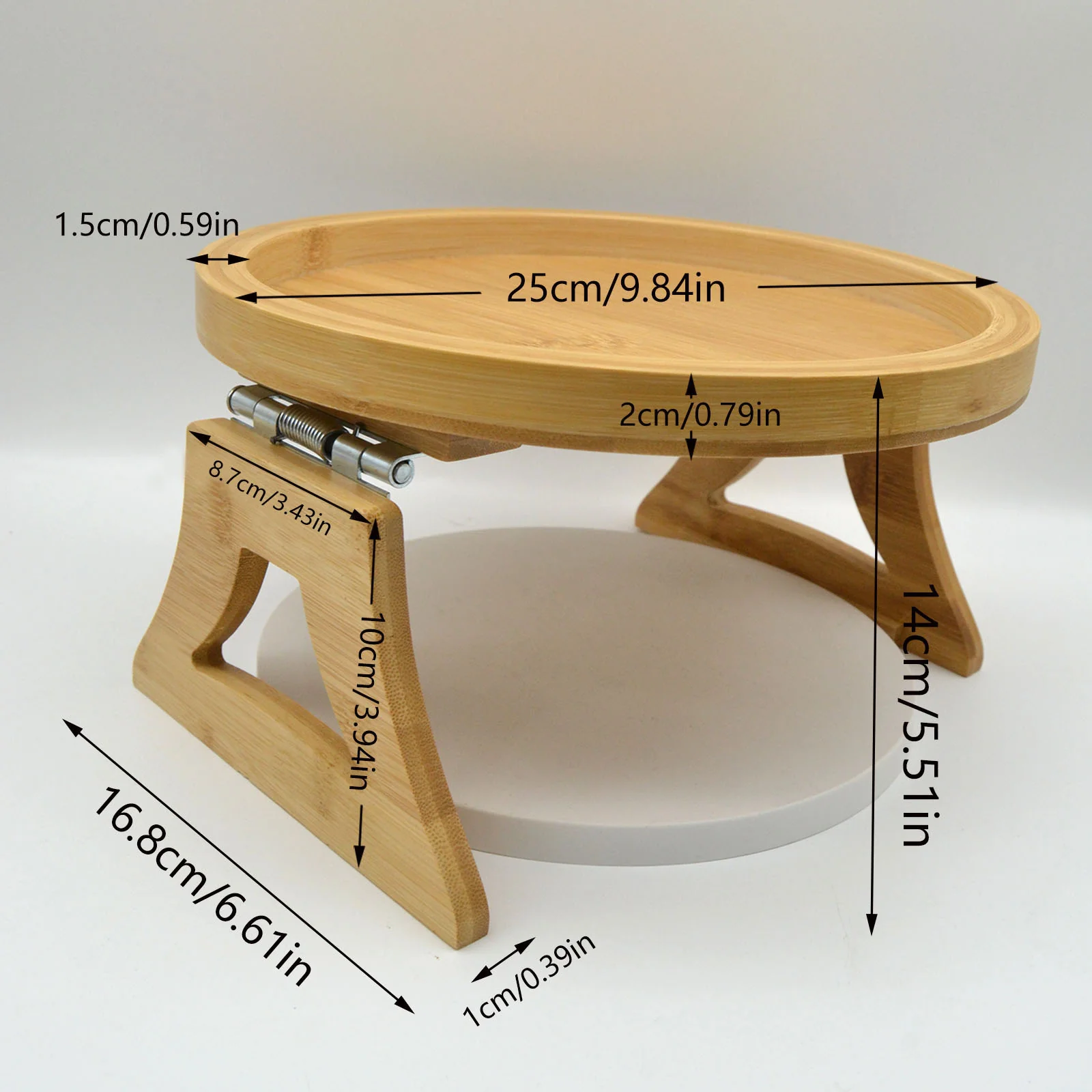Bamboo Sofa Armrest Tray Table - Eco-Friendly, Durable, Multi-Use - Image 18