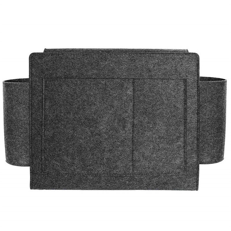 Gray Felt Storage Caddy Organizer - Eco-Friendly, Multi-Pocket Design - Image 7