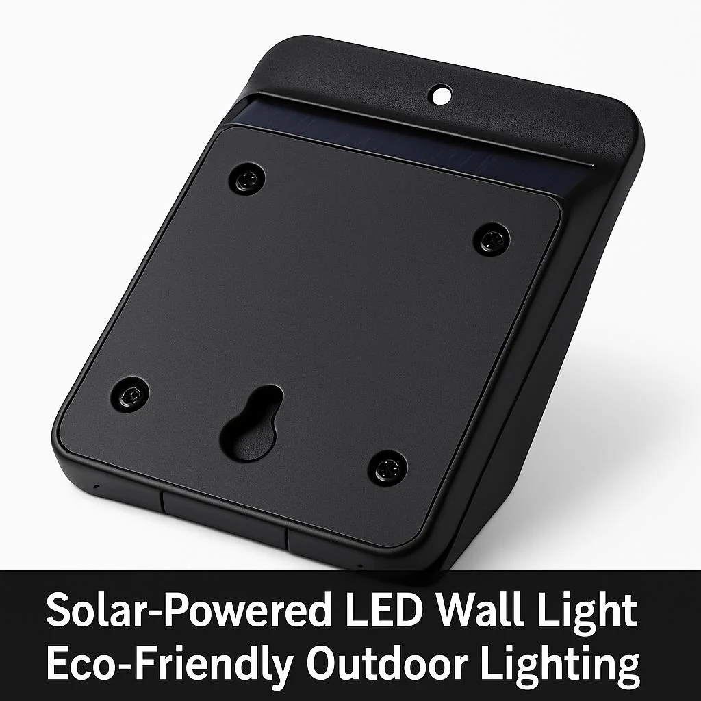Solar-Powered LED Wall Light - Eco-Friendly Outdoor Lighting - Image 4