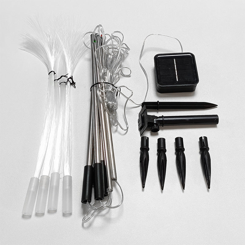 Solar-Powered Multicolor Fiber Optic Garden Lights - Image 10