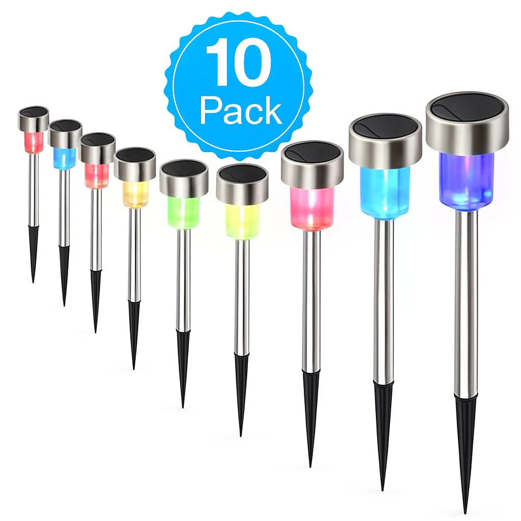 Eco-Friendly Solar Garden Stake Lights - Image 12