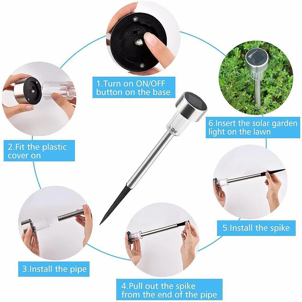 Eco-Friendly Solar Garden Stake Lights - Image 17