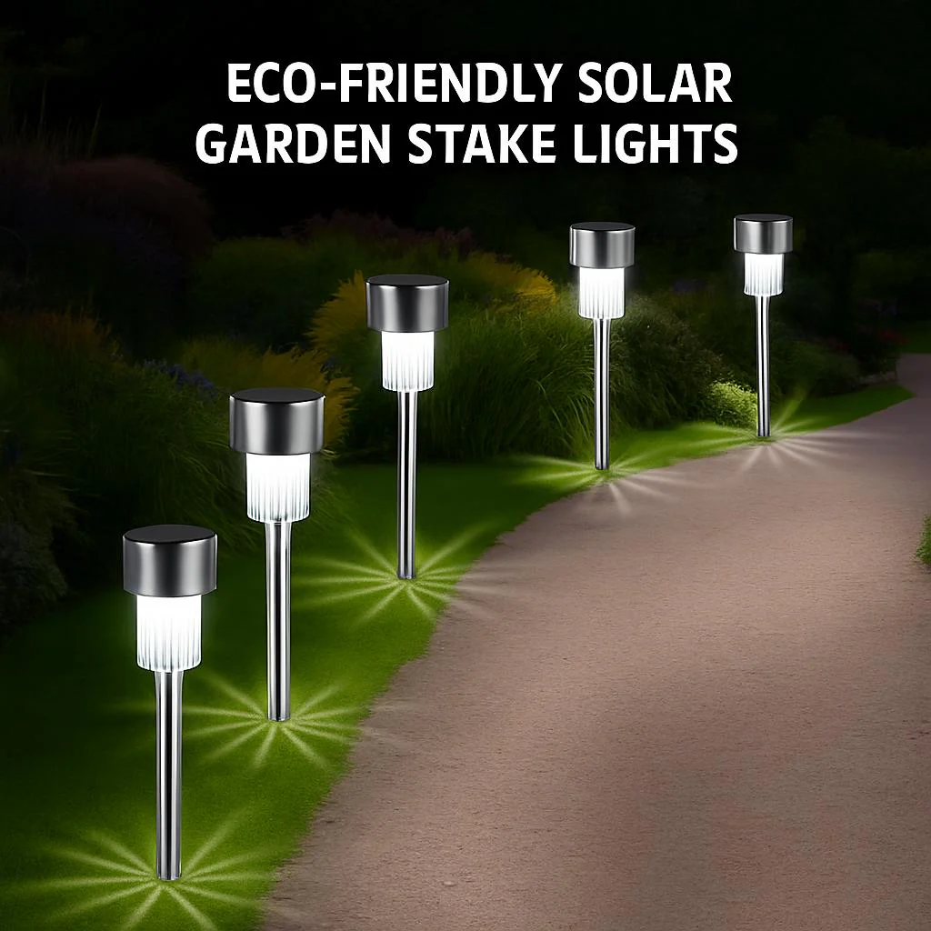 Eco-Friendly Solar Garden Stake Lights - Image 5