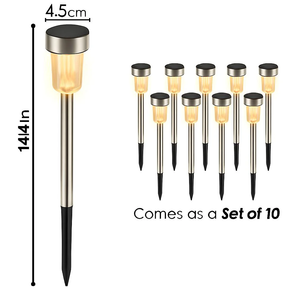 Eco-Friendly Solar Garden Stake Lights - Image 7