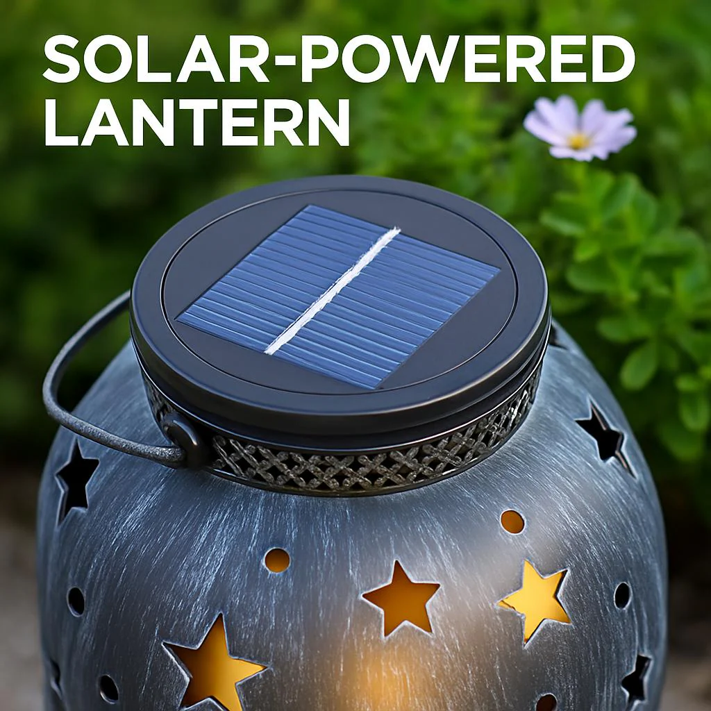 Solar-Powered Star Lantern for Eco-Friendly Outdoor Ambiance - Image 3