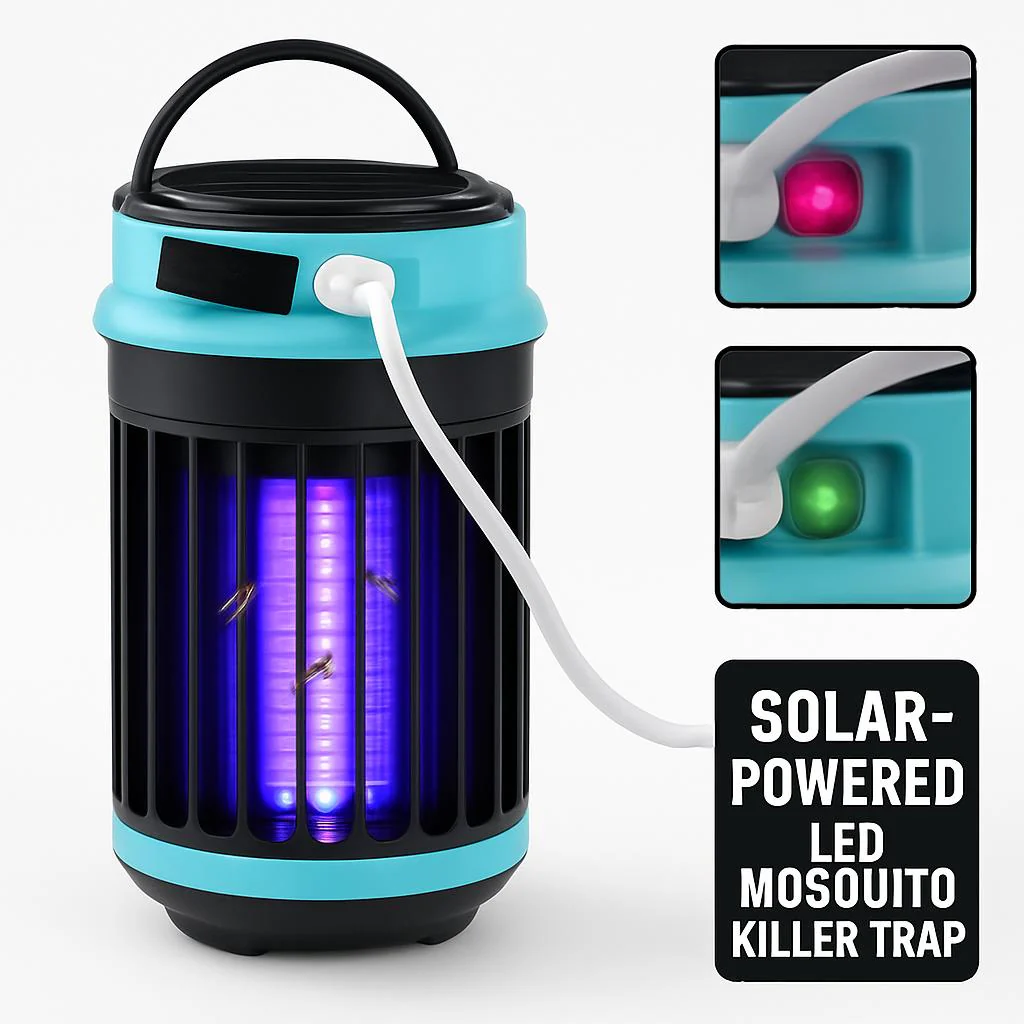 Solar-Powered LED Mosquito Killer Trap - Image 7