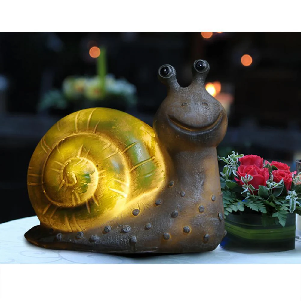 Solar-Powered Snail Garden Light - Eco-Friendly Outdoor Décor - Image 14