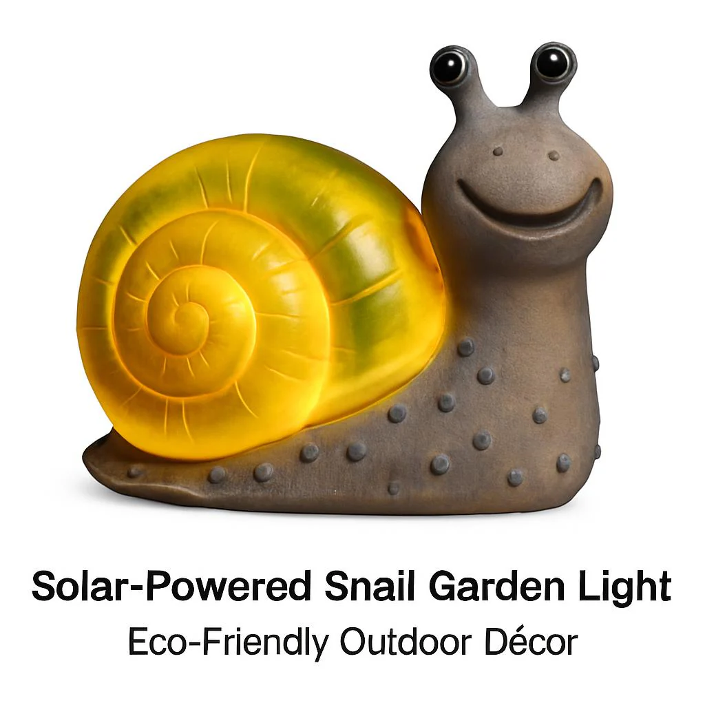 Solar-Powered Snail Garden Light - Eco-Friendly Outdoor Décor - Image 2