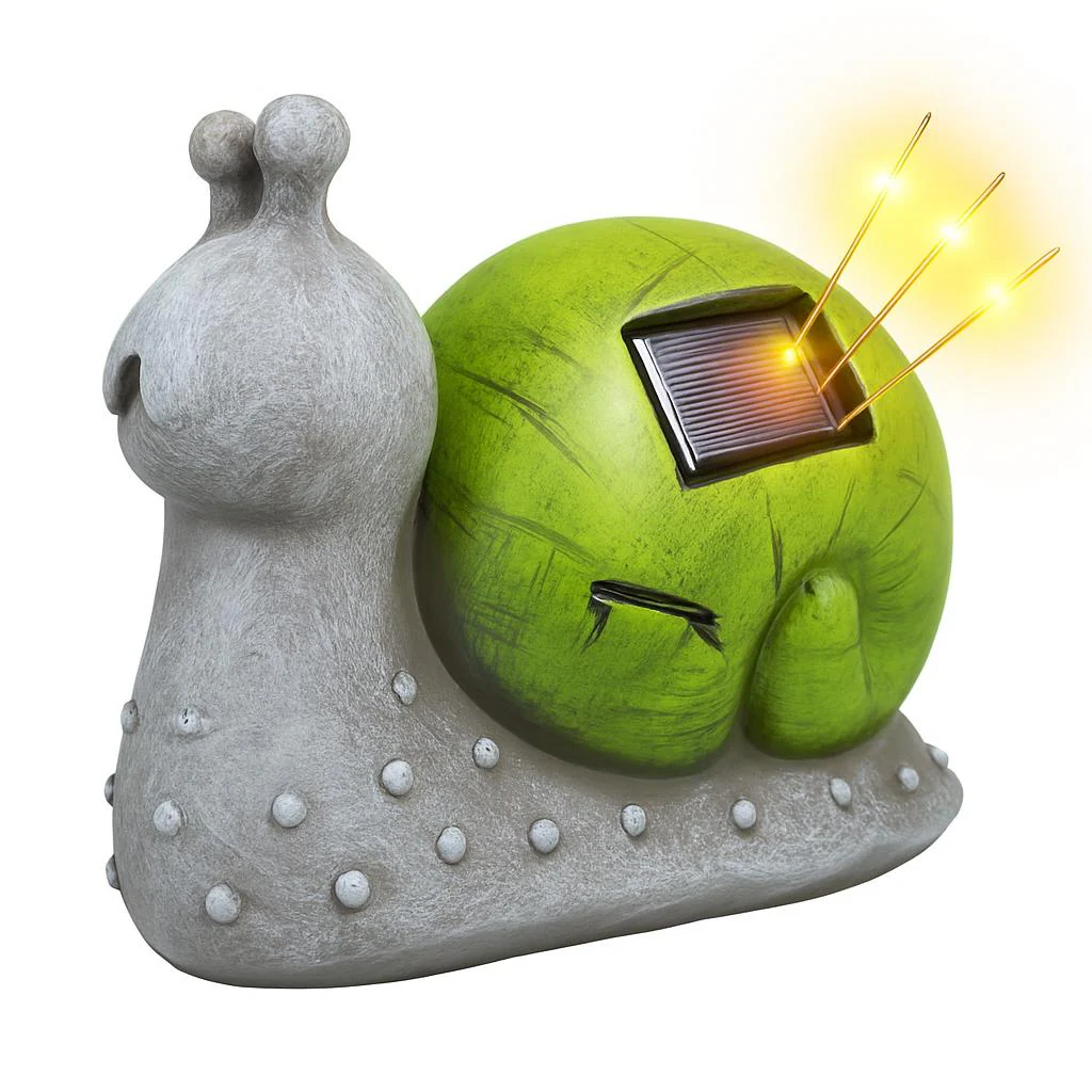 Solar-Powered Snail Garden Light - Eco-Friendly Outdoor Décor - Image 4