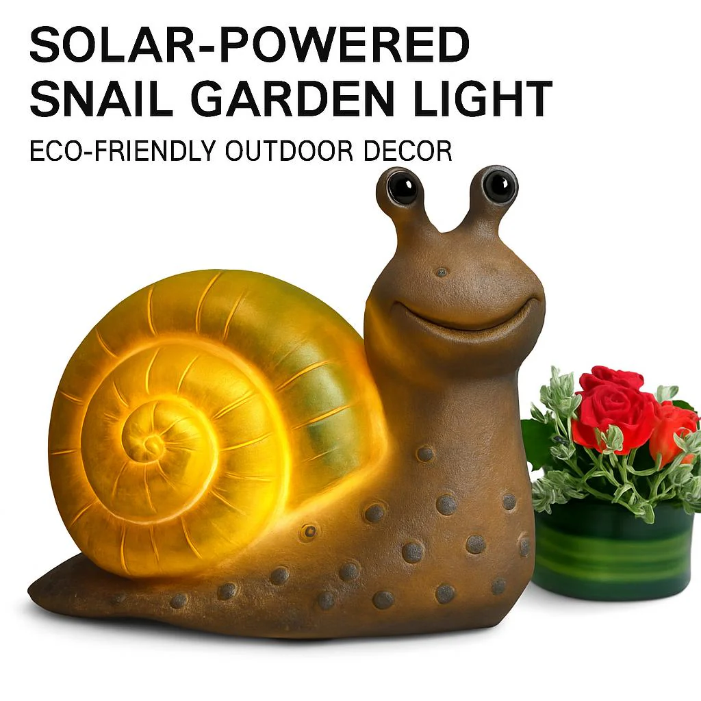 Solar-Powered Snail Garden Light - Eco-Friendly Outdoor Décor - Image 6