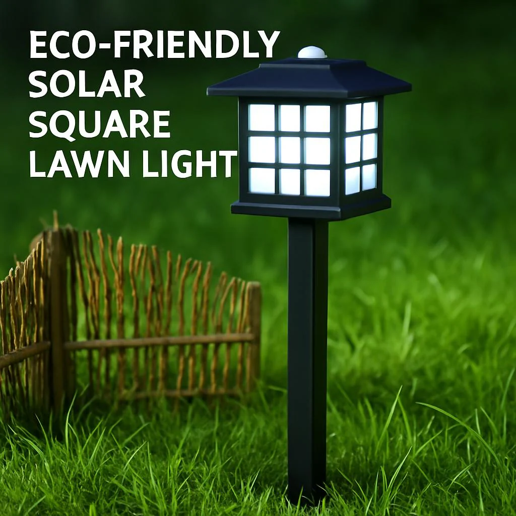 Eco-Friendly Solar Square Lawn Light - Image 2