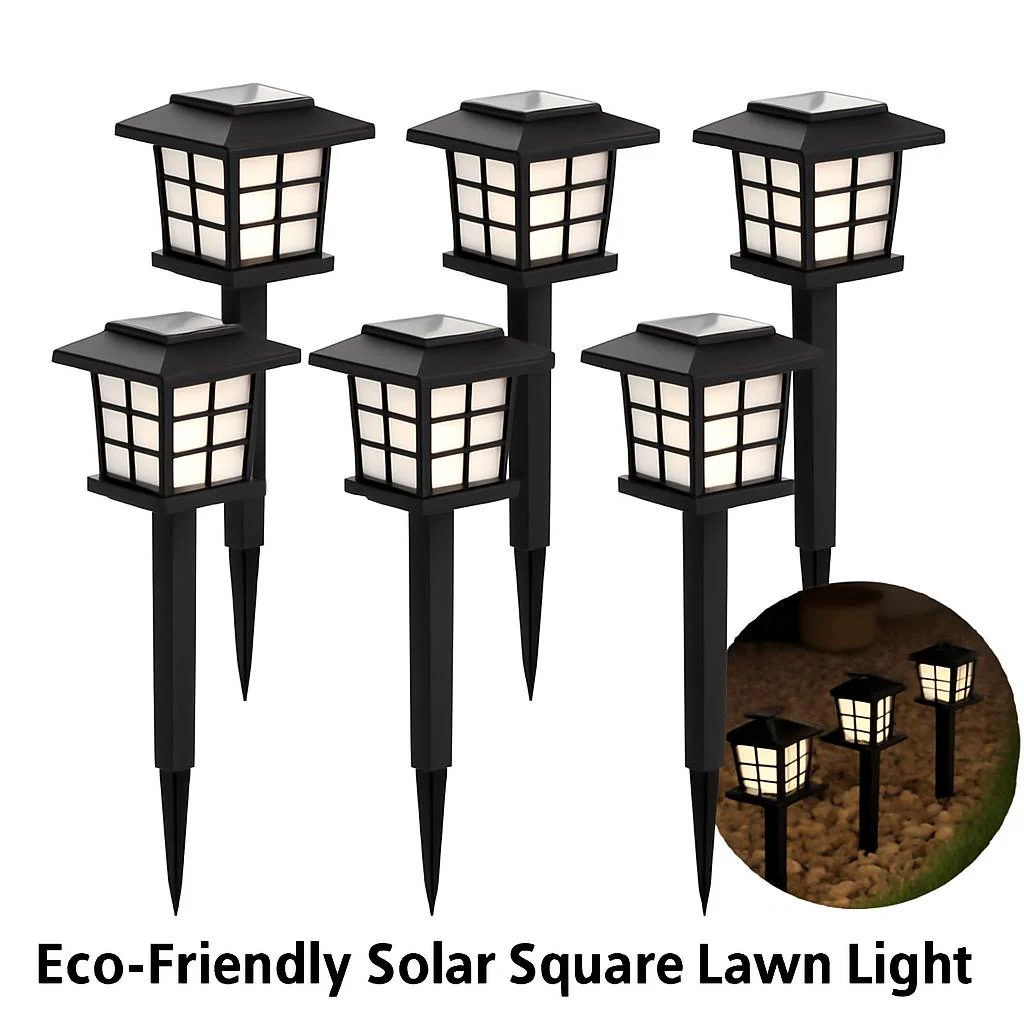 Eco-Friendly Solar Square Lawn Light - Image 3