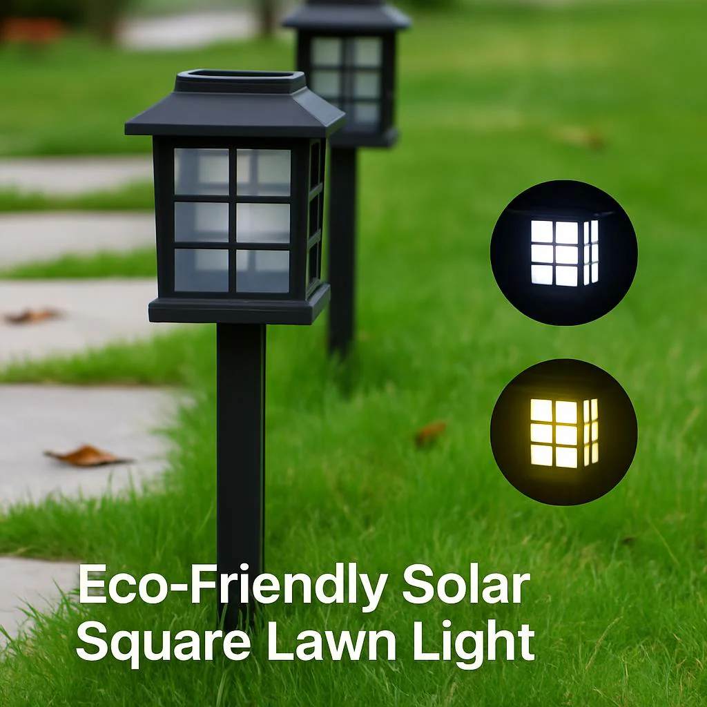 Eco-Friendly Solar Square Lawn Light - Image 4