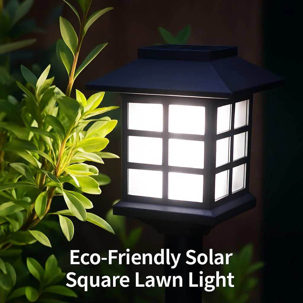 Eco-Friendly Solar Square Lawn Light - Image 5