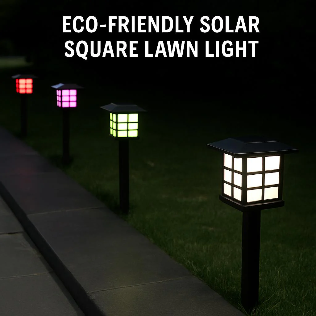 Eco-Friendly Solar Square Lawn Light - Image 6