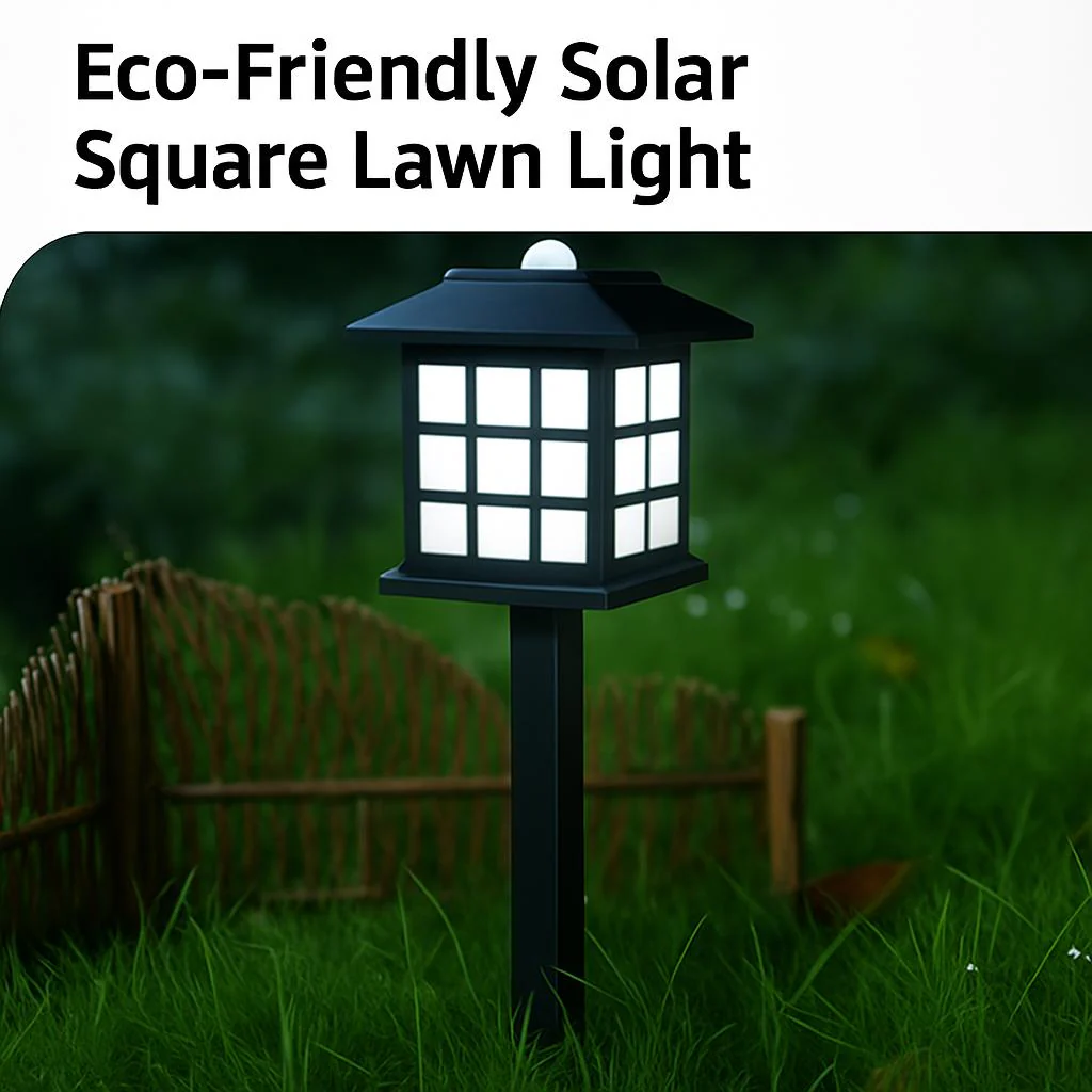 Eco-Friendly Solar Square Lawn Light - Image 7