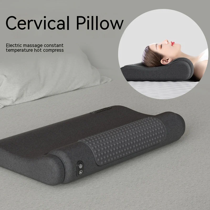 Relax & Restore: Cervical Spine Massage Pillow with Heat - Image 2