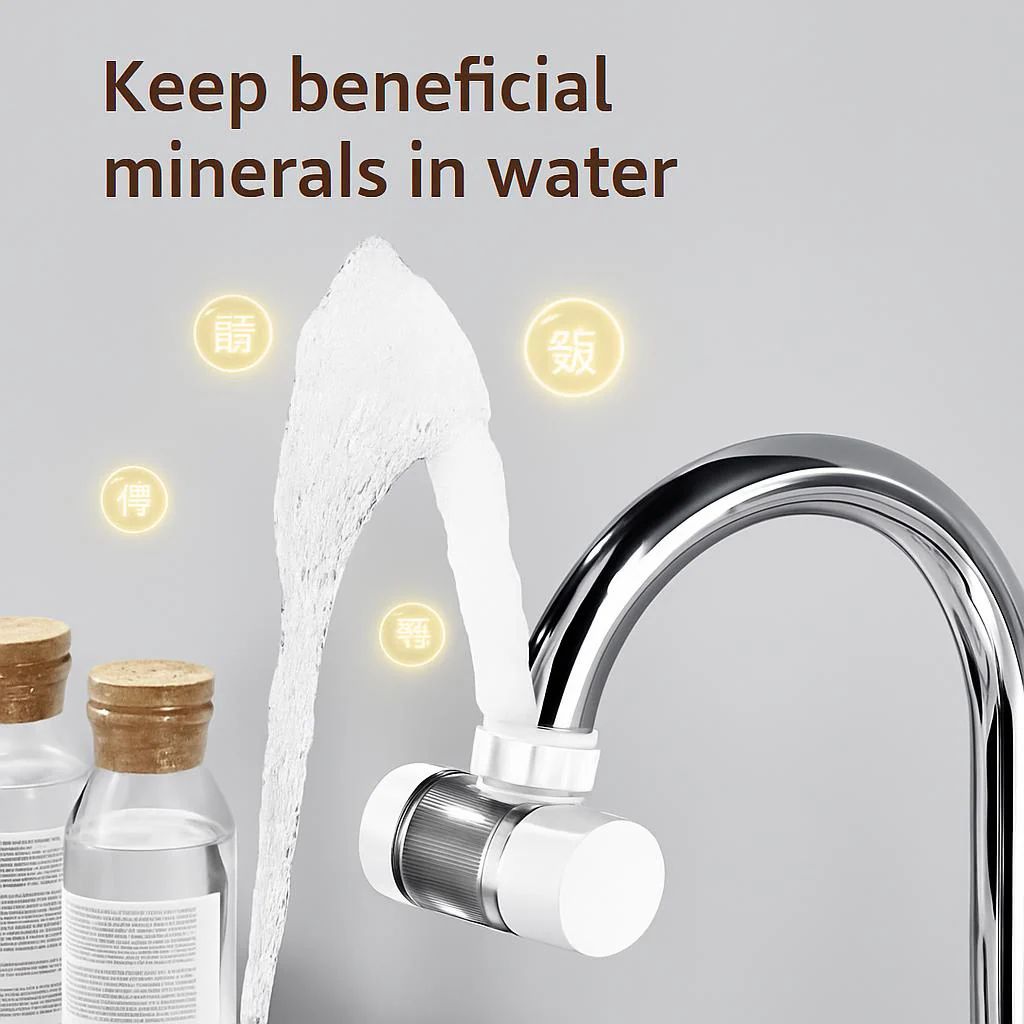 Splash Proof Water Filter Booster Faucet Filter - Image 4