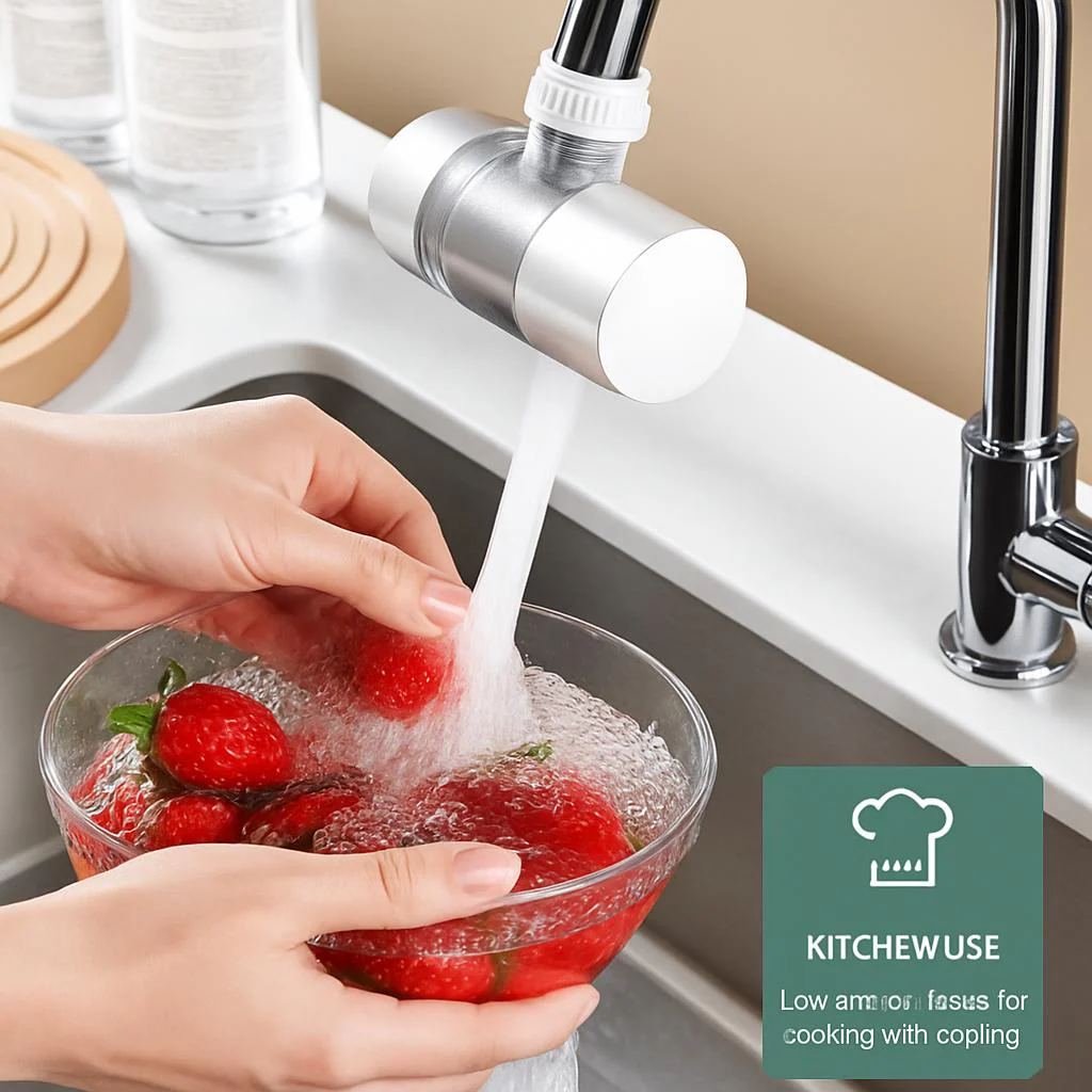 Splash Proof Water Filter Booster Faucet Filter - Image 6