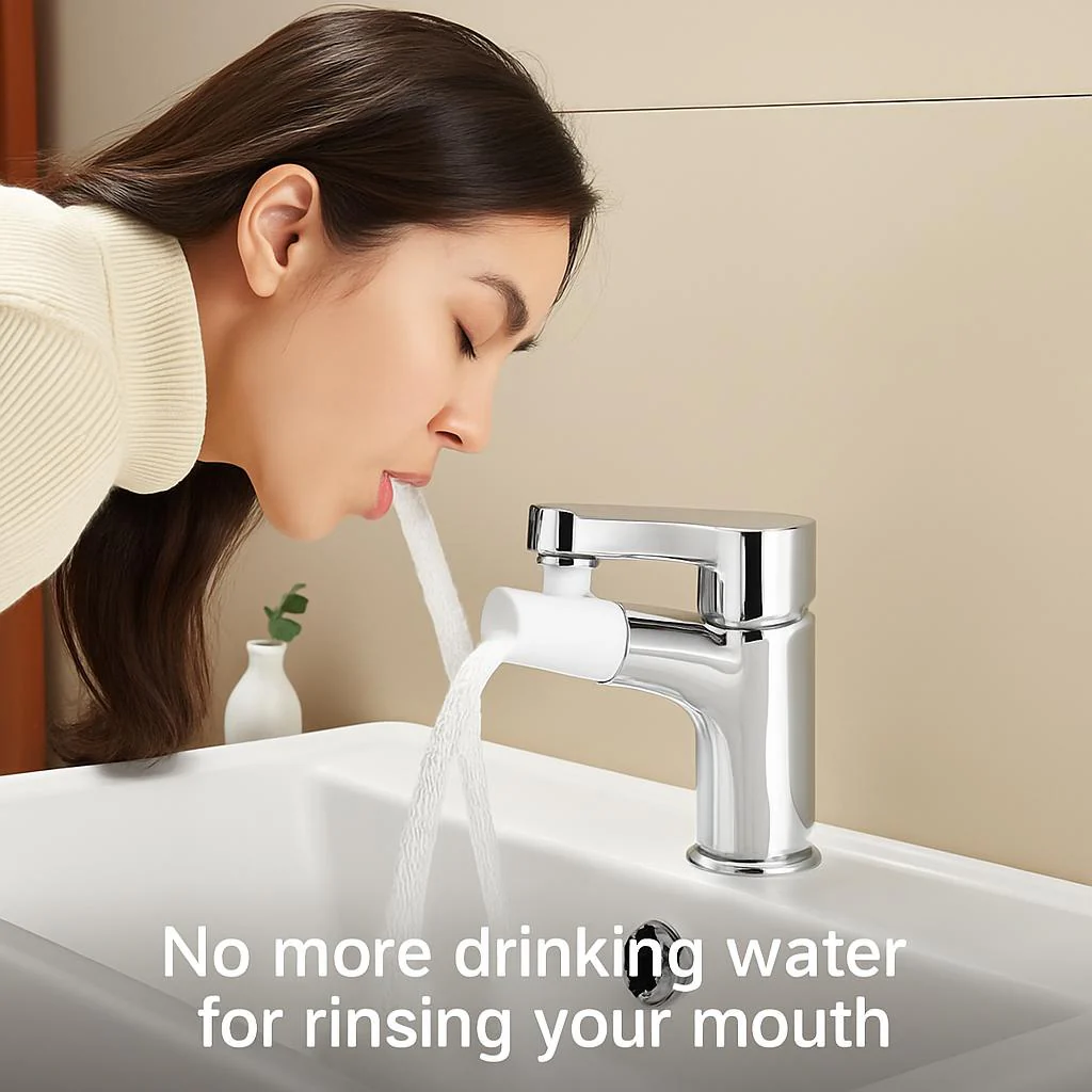 Splash Proof Water Filter Booster Faucet Filter - Image 8