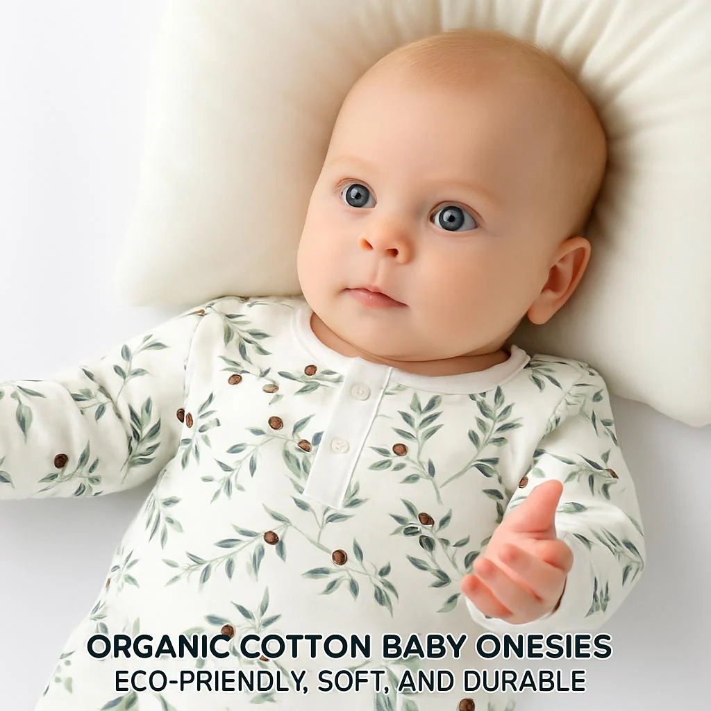 Organic Cotton Baby Onesies - Eco-Friendly, Soft, and Durable - Image 4