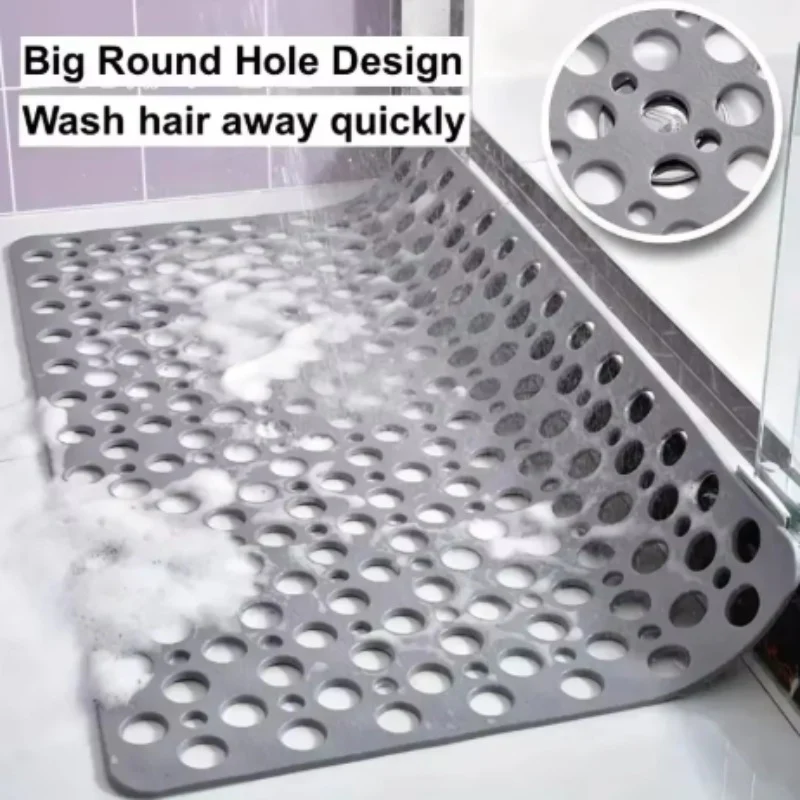 Non-Slip Bathroom Mat with Suction Cups – 90×60 cm – Anti-Fall TPE Shower Pad - Image 5