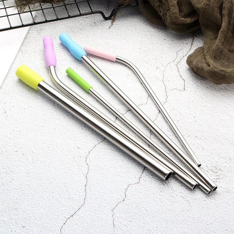 Eco-Friendly Stainless Steel Reusable Metal Straws with Cleaning Brushes - Image 18
