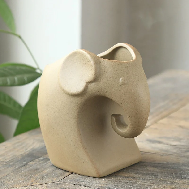 Eco-Friendly Elephant and Cat Succulent Planters - Image 16