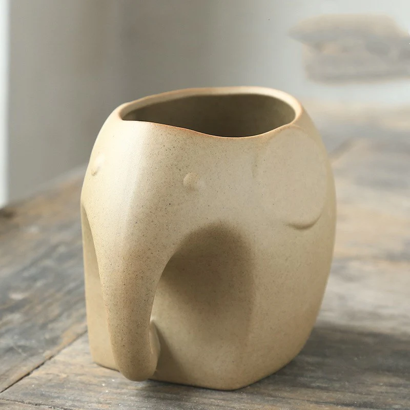 Eco-Friendly Elephant and Cat Succulent Planters - Image 18