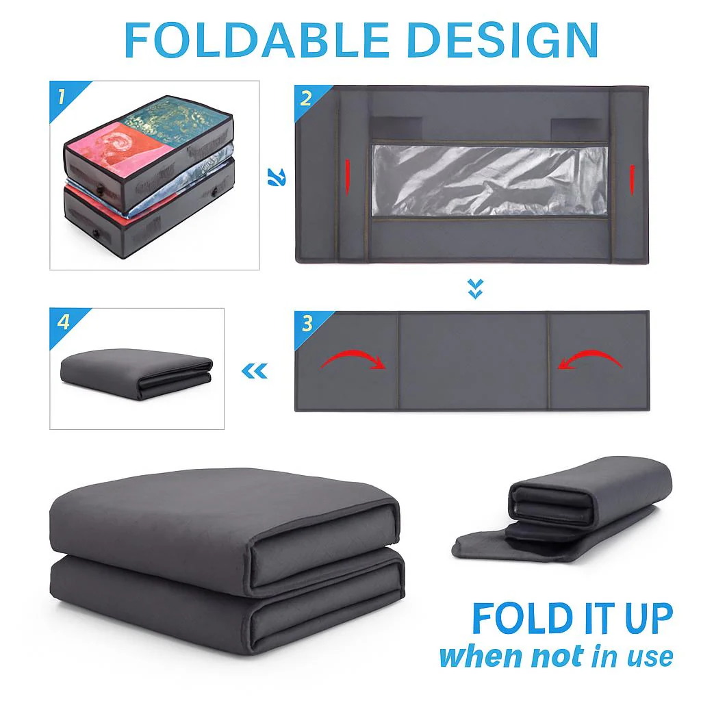 Eco-Friendly Floral Storage Bag - Durable Organizer - Image 3