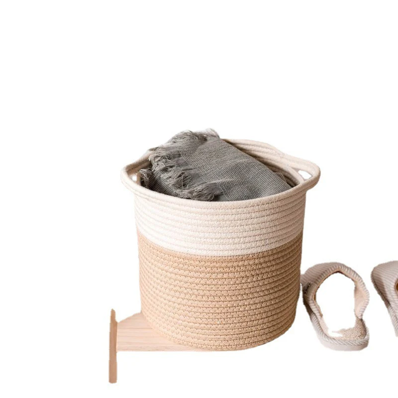 Eco-Friendly Hand Woven Storage Basket for Clothes & Toys - Image 14