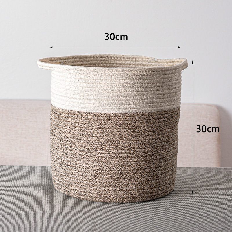 Eco-Friendly Hand Woven Storage Basket for Clothes & Toys - Image 20
