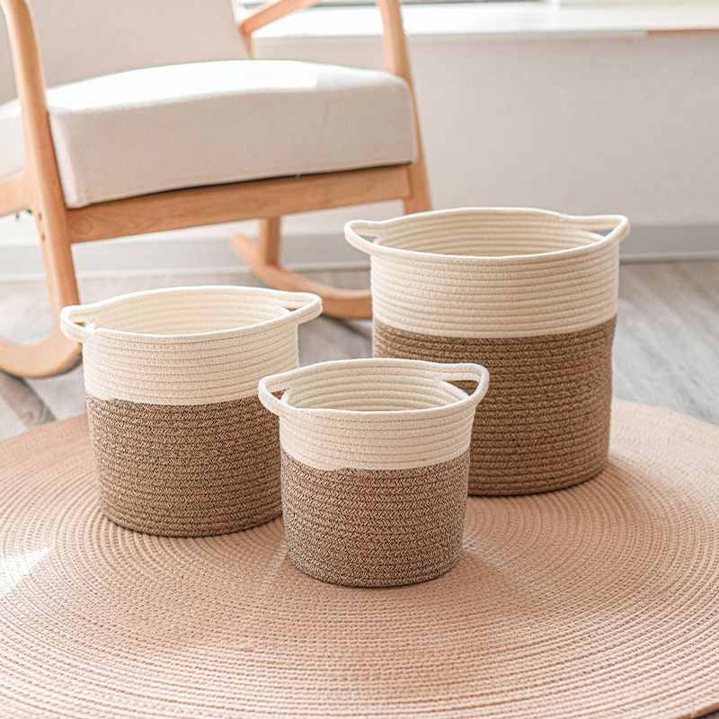 Eco-Friendly Hand Woven Storage Basket for Clothes & Toys - Image 21