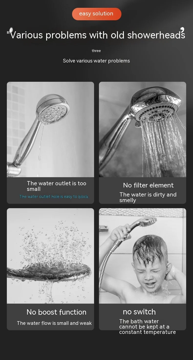 Eco-Friendly Water-Saving Handheld Showerhead with Filter - Image 10