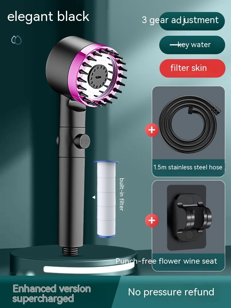 Eco-Friendly Water-Saving Handheld Showerhead with Filter - Image 11