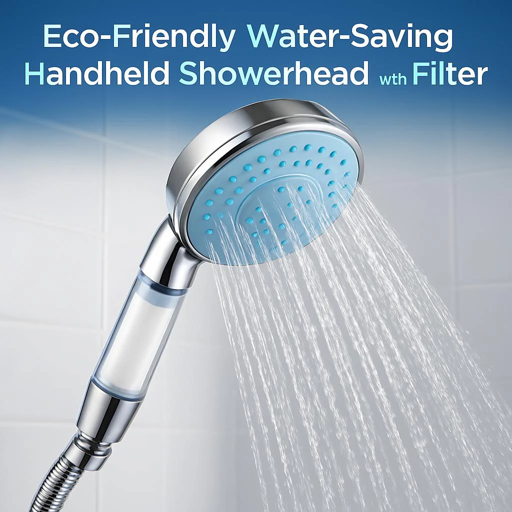 Eco-Friendly Water-Saving Handheld Showerhead with Filter - Image 4