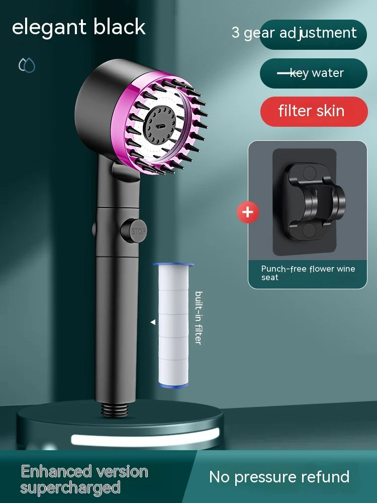 Eco-Friendly Water-Saving Handheld Showerhead with Filter - Image 6