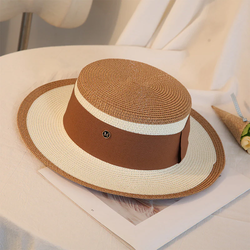 Elegant Eco-Friendly Straw Beach Hat for Women - Image 11