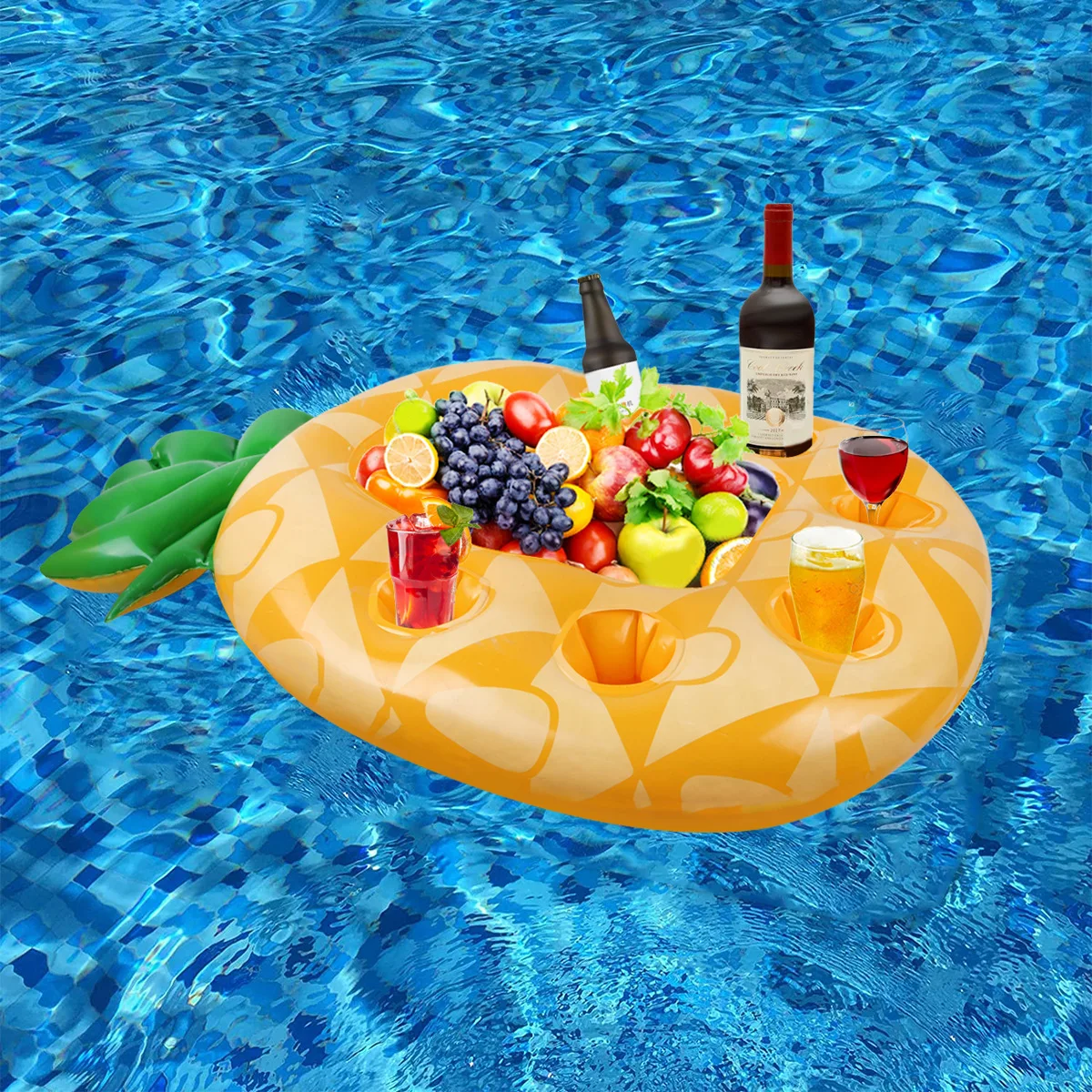 Summer Sea Bucket Cup Holder Inflatable Pool Beach Swimming Play Family Party Float Beer Drink Tray Cooler Table Toy Accessories - Image 21
