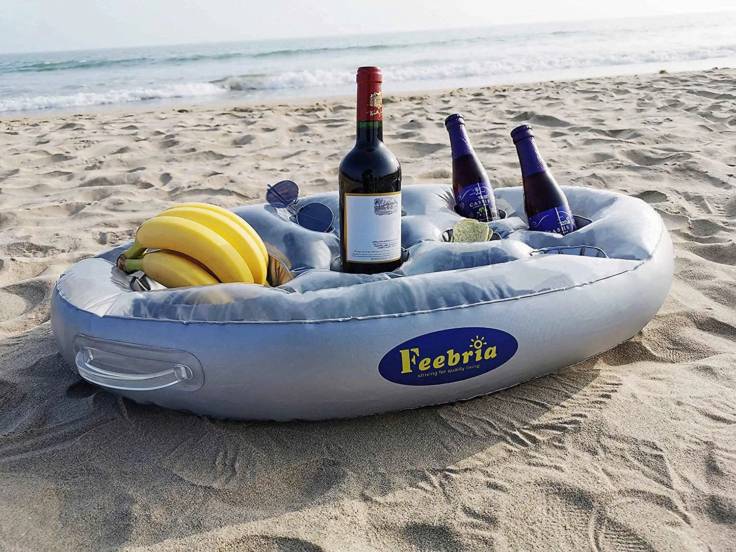 Summer Sea Bucket Cup Holder Inflatable Pool Beach Swimming Play Family Party Float Beer Drink Tray Cooler Table Toy Accessories - Image 9