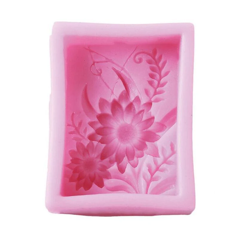 Eco-Friendly Silicone Soap Mold - Floral Design for Sustainable Soap Making - Image 7