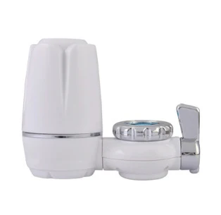 Eco-Friendly Faucet Water Filter with Chrome Accents - Image 10