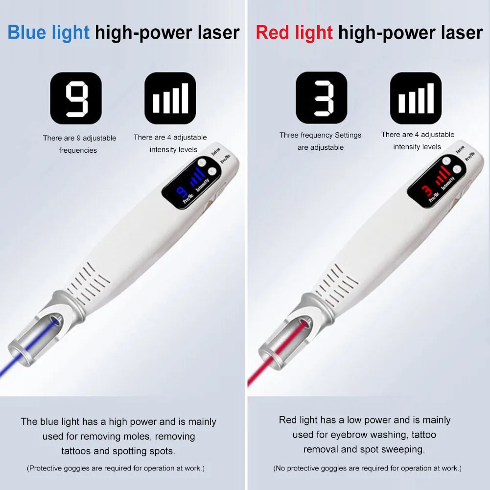 Tattoo Scar Freckle Removal Machine Adjustable Frequency Dark Spot Remover Machine Digital Display for Wart Spot Small Tattoo - Image 13